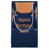 Petit Sac Cadeau MGB D'Anniversaire Personnalisé (Devant)