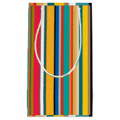 Petit Sac Cadeau Mid-Century Modern Stripes (Devant)