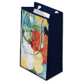 Petit Sac Cadeau Midnight Florals III (Dos Angle)