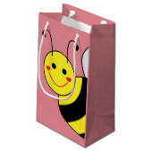 Petit Sac Cadeau Mignon gaffez l'abeille personnalisée (Dos Angle)