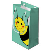 Petit Sac Cadeau Mignon gaffez l'abeille personnalisée (Dos Angle)