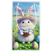 Petit Sac Cadeau Mignonne lapin de Pâques 01 (Devant)