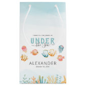 Petit Sac Cadeau Mignonne sous le Merci Anniversaire de enfant mari (Dos)