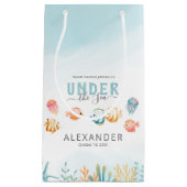 Petit Sac Cadeau Mignonne sous le Merci Anniversaire de enfant mari (Devant)