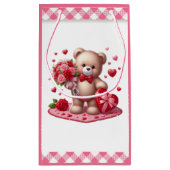 Petit Sac Cadeau Mignonne Valentine's Day Teddy Bear (Dos)