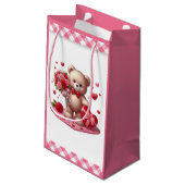 Petit Sac Cadeau Mignonne Valentine's Day Teddy Bear (Dos Angle)