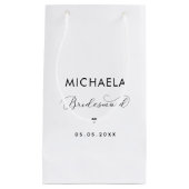 Petit Sac Cadeau Mini-Mini Script Delicé & Cardiaque (Devant)