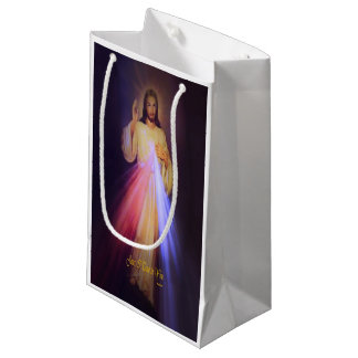 Petit Sac Cadeau Miséricorde divine en or