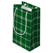 Petit Sac Cadeau Mistletoe Christmas Plaid (Dos Angle)
