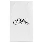 Petit Sac Cadeau Mme Wife Bride His Her l'épouse nouvellement (Dos)