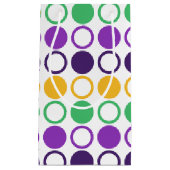 Petit Sac Cadeau Mod Mardi Gras Points (Devant)