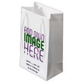 PETIT SAC CADEAU MODELE DE TEXTE D'IMAGE BLANCHE SIMPLE ÉDITABLE MO (Dos Angle)