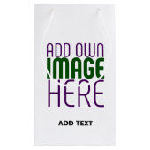 PETIT SAC CADEAU MODELE DE TEXTE D'IMAGE BLANCHE SIMPLE ÉDITABLE MO (Dos)