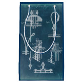 Petit Sac Cadeau Modèle nautique IV de détail (Devant)