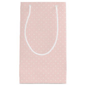 Petit Sac Cadeau Modelez avec le pois blanc 2 (Devant)