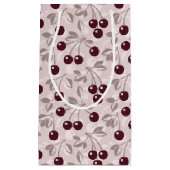 Petit Sac Cadeau Modelez avec les cerises 2 (Devant)