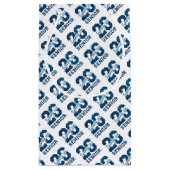 Petit Sac Cadeau Modern Blue SENIOR Graduation (Dos)