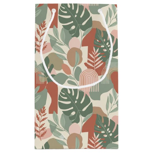 Petit Sac Cadeau Modern Organic Abstract Harmony Seamless Pattern (Dos)