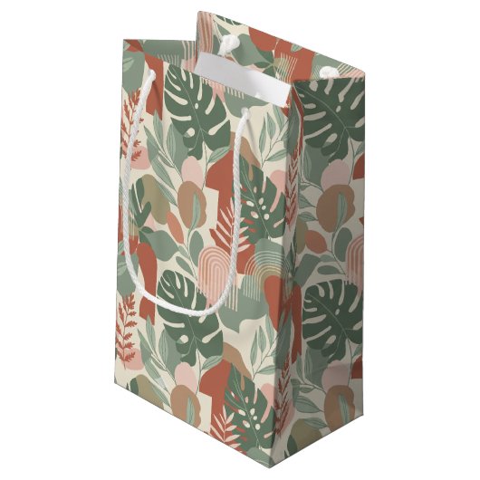 Petit Sac Cadeau Modern Organic Abstract Harmony Seamless Pattern (Dos Angle)