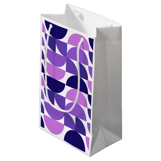 Petit Sac Cadeau Moitié et quart de cercles modernes du milieu du s (Devant Angle)