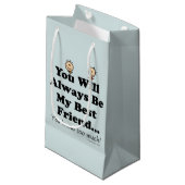 Petit Sac Cadeau Mon meilleur ami (Devant Angle)