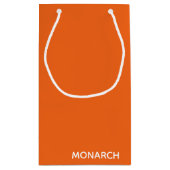 Petit Sac Cadeau Monarch butterfly orange color name (Dos)