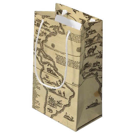 Petit Sac Cadeau Monde d'animaux (Dos Angle)