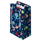 Petit Sac Cadeau Monde marin (Devant Angle)