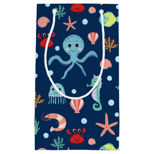 Petit Sac Cadeau Monde marin (Devant)