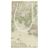 Petit Sac Cadeau Monde sur la projection de Mercator (Devant)