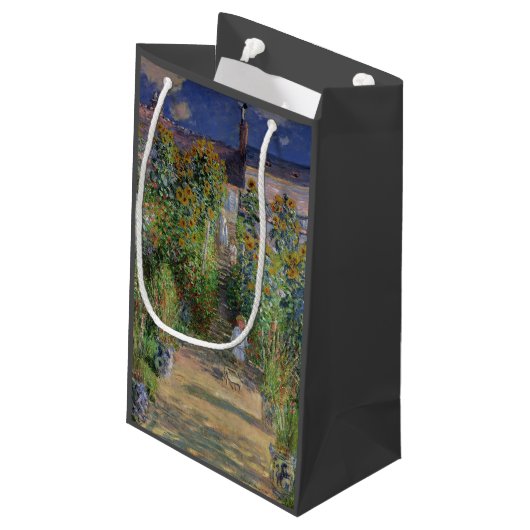 Petit Sac Cadeau Monet Garden Vetheuil Impressionim Peinture (Dos Angle)