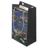Petit Sac Cadeau Monet Water Lilies Chef-d'oeuvre Peinture (Devant Angle)