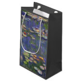 Petit Sac Cadeau Monet Water Lilies Chef-d'oeuvre Peinture (Dos Angle)