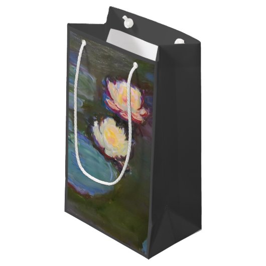 Petit Sac Cadeau Monet Water Lys Pond Nénuphars Peinture (Devant Angle)