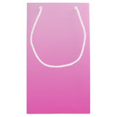 Petit Sac Cadeau monogrammes clignotants à rose sombre rose vif (Dos)