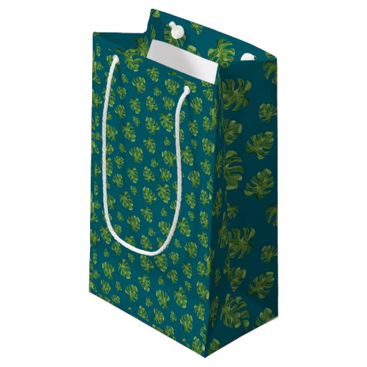 Petit Sac Cadeau Monstera Leaf Gift Bag (Devant Angle)