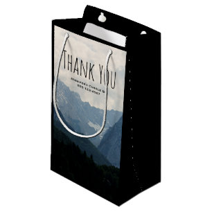Petit Sac Cadeau Montagnes alpines pittoresques Nature Photo Busine