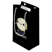 Petit Sac Cadeau Moon Walking Funny Dance Pun Dark BG (Devant Angle)