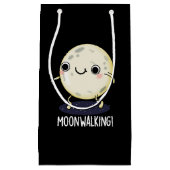 Petit Sac Cadeau Moon Walking Funny Dance Pun Dark BG (Devant)
