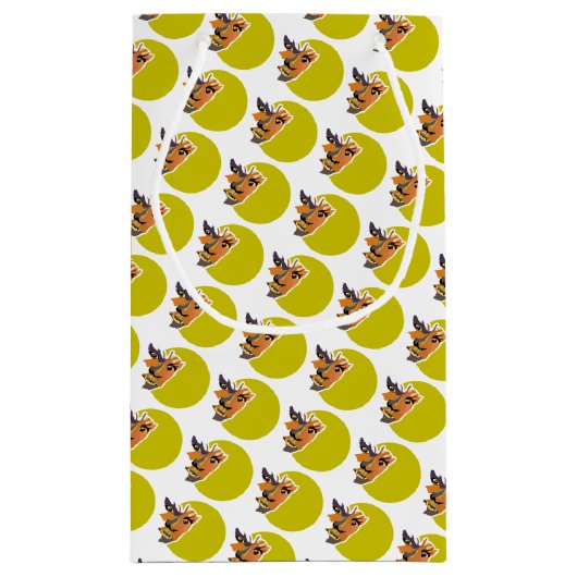 Petit Sac Cadeau Moon Wolf, Soirée Halloween (Dos)