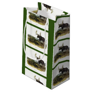 Petit Sac Cadeau Moose Deer (Moose - Alces alces) par Audubon
