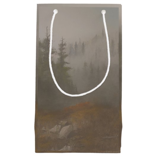 Petit Sac Cadeau "Morning Mountain" (Devant)