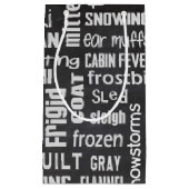 Petit Sac Cadeau Mot d'hiver (Devant)