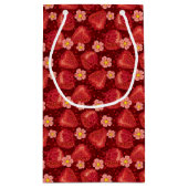 Petit Sac Cadeau Motif 2 2 de fraise (Dos)