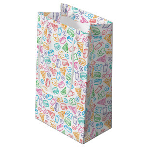 Petit Sac Cadeau Motif 2 d'aliments de préparation rapide
