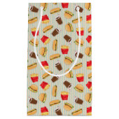 Petit Sac Cadeau Motif 2 d'aliments de préparation rapide (Devant)