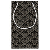 Petit Sac Cadeau Motif 2 de damassé (Dos)