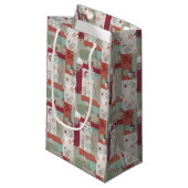 Petit Sac Cadeau Motif 2 d'édredon de bébé (Devant Angle)