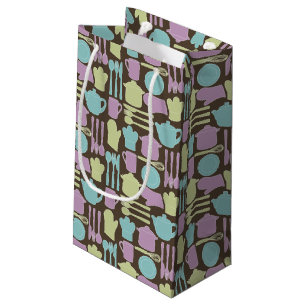 Petit Sac Cadeau Motif 2 d'ustensiles de cuisine