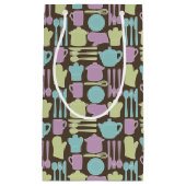 Petit Sac Cadeau Motif 2 d'ustensiles de cuisine (Devant)